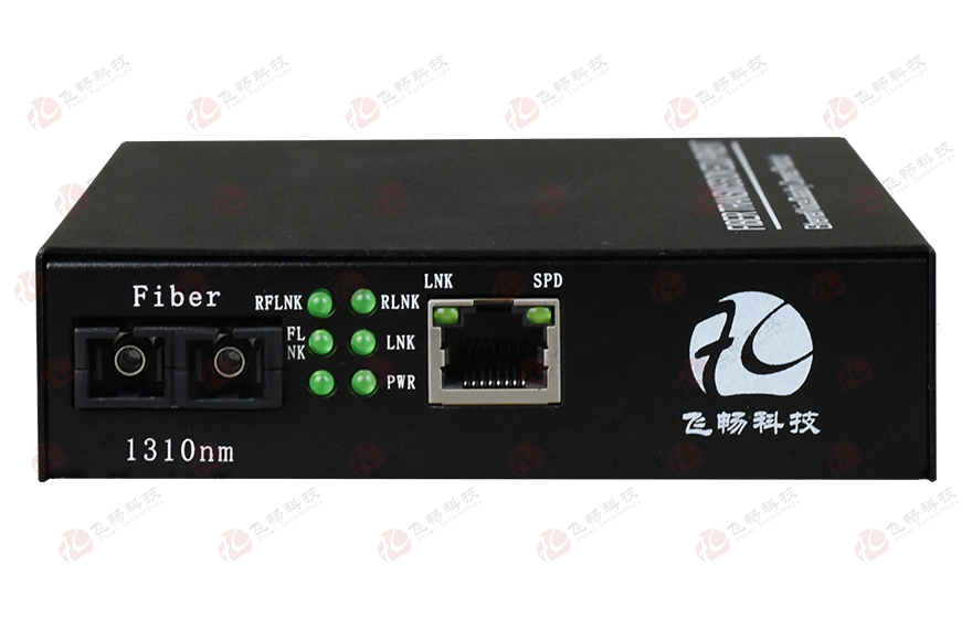 91AV看片入口科技-可远端网管 1路千兆光纤收发器（内置电源）