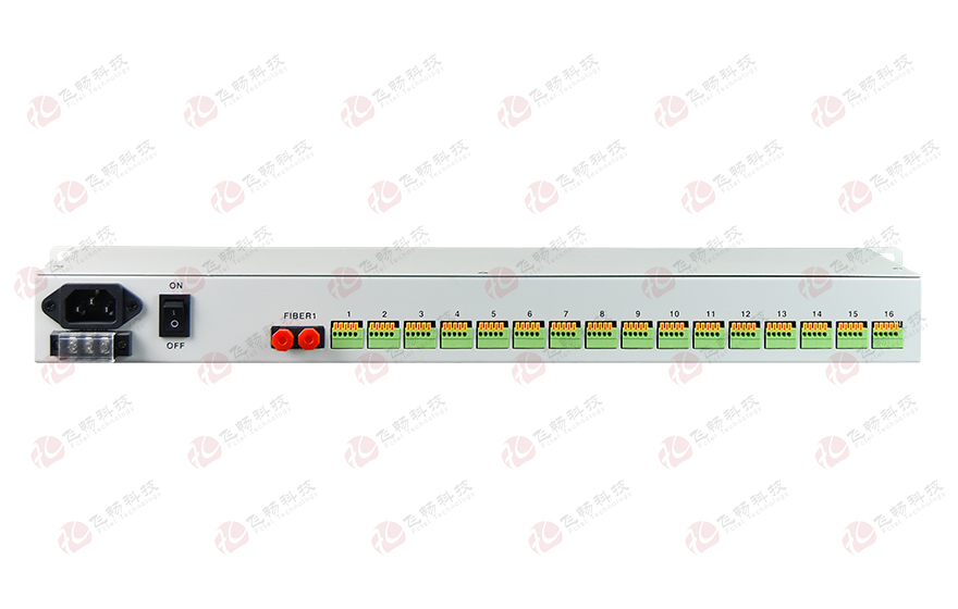 91AV看片入口科技-4路百兆以太+16路RS232/422/485/TTL 光纤收发器