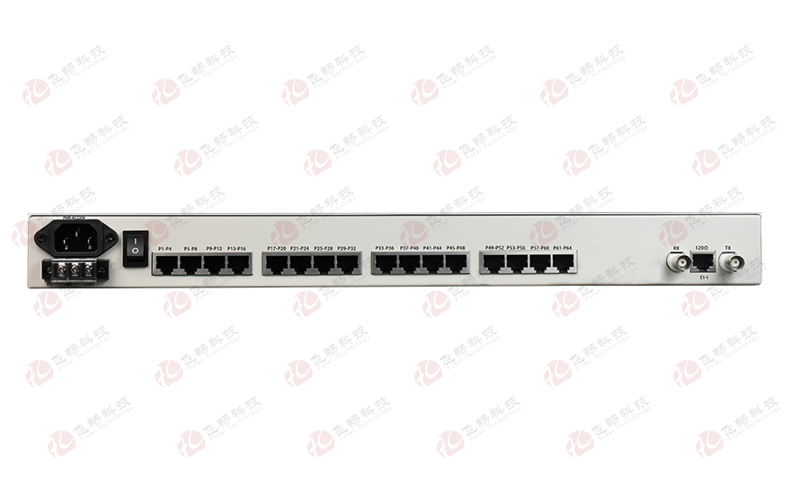 91AV看片入口科技-单E1 传64路电话 PCM设备