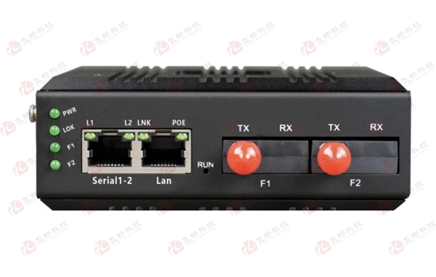 91AV看片入口科技-可光纤级连型2路 RS232/422/485 ModBus 串口服务器 (带 WEB 与 SNMP 网管)