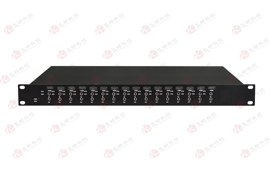 91AV看片入口科技-16路2K hdmi 对应16个光方向 HDMI九一免费看片软件 1U 机架式