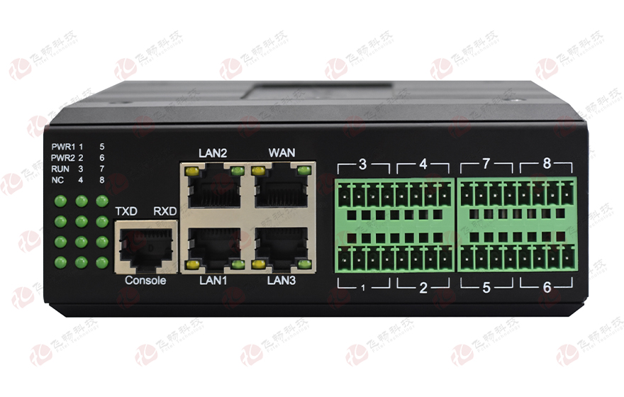 91AV看片入口科技-4千兆(3*LAN+1*WAN) 8路串口服务器   (带WEB与SNMP网管)